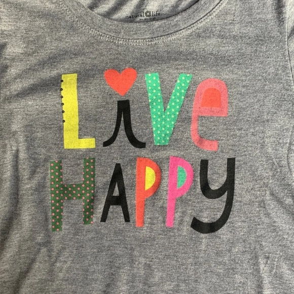Natural Life “Live Happy” T-shirt - Picture 2 of 3